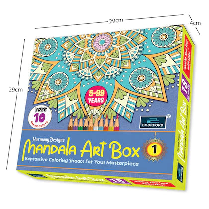 Harmony Designs Mandala Art Box - 1 For Kids & Adults